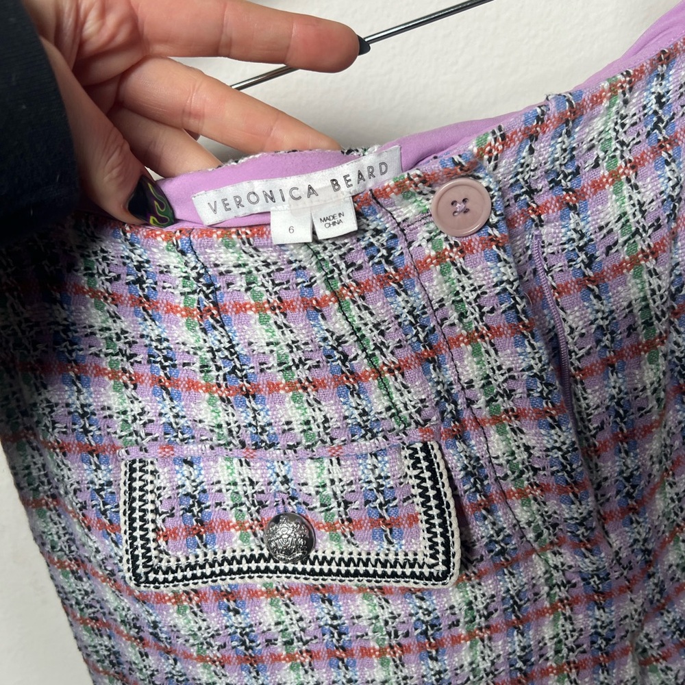 Veronica Beard Multicolor High Waist Shorts